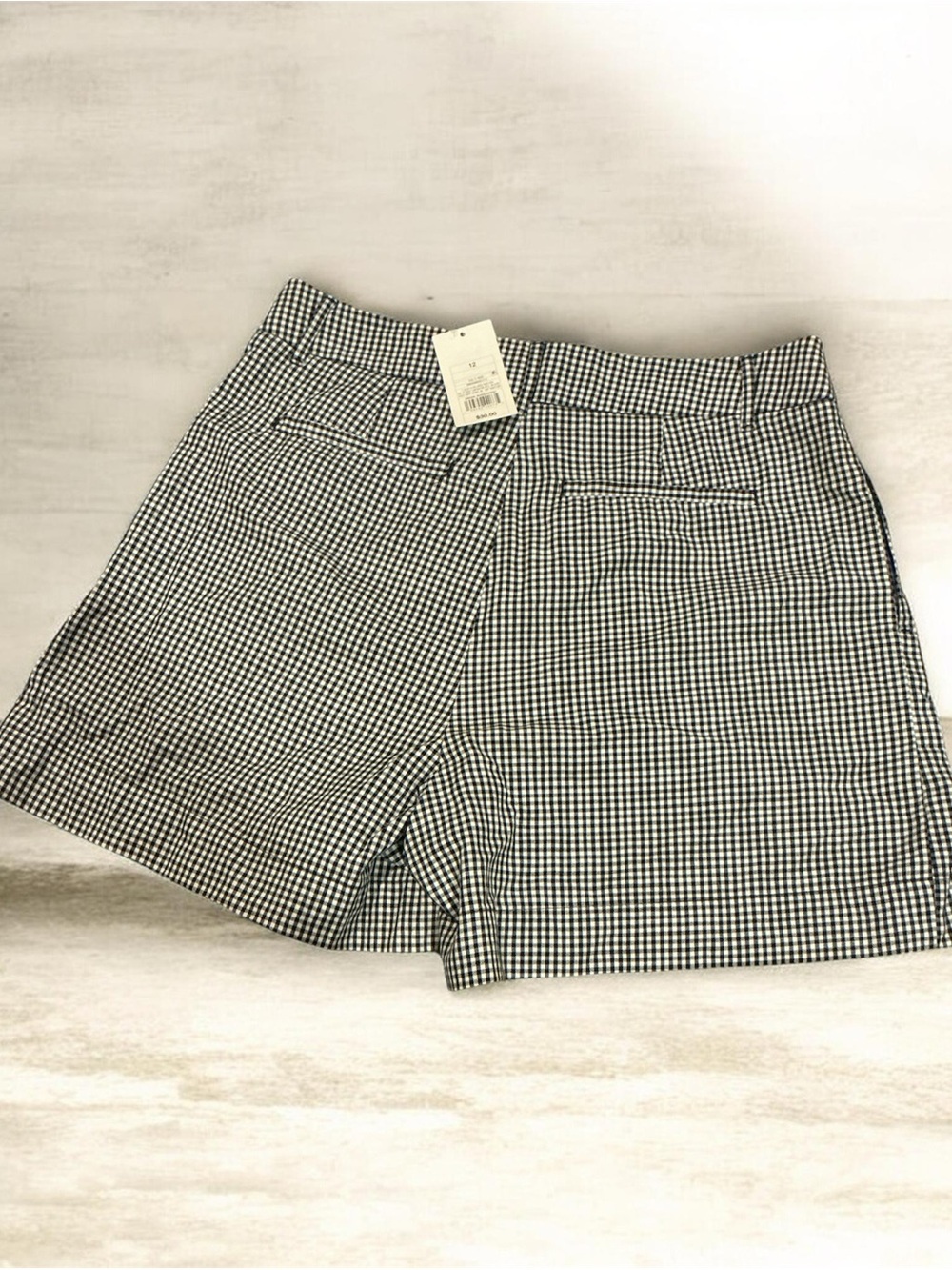 a new day Black and White Gingham Bermuda Shorts - Picture 2 of 4